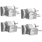 Veranda Traditional Stair Angle Bracket 4-pack Adjustable Rail Brackets White