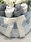 Adorable Small Stork Diaper Cake Baby Shower Centerpiece Gift For Newborn Unisex