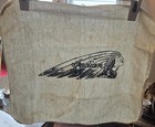 Vintage Old Indian Motorcycle Shop Towel Made In Usa