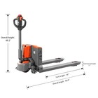 Tory Carrier Used Pallet Jack Used Full Electric Pallet Truck 3300lb With 48x27 