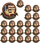 250th Anniversary Usa Lapel Pins  10 Pack Patriotic American Flag Collectibles