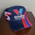 Vintage Nascar Hat Red Blue Snap Back 90s Y2k Racing Cap Valvoline Martin