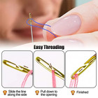 12pcs Self-threading Sewing Needles For Easy Darning   Stitching - Sewing Access