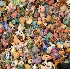 Littlest Pet Shop Huge Lot Of 13 Random Lps Dogs Cats   Mix Pets Vintage Auth      