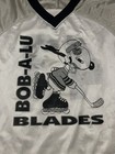 Black Biscuit Junior Jersey Mesh Hockey Black White Bob-a-lu Blades Snoopy