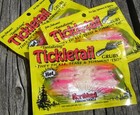 Northland Tackle Tickletail Grubs Pink And White Small 3 Pkg Lots Yb3