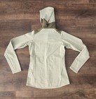 Kari Traa Sanne Hiking Midlayer Hooded Xs Slate Light Green With Brown Full Zip 