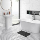 Bath Mat Non-slip Bathroom Bamboo Rugs Floor Wood Shower Bathtub Waterproof