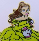 Disney Pin Acme Trading - Belle Mrs  Potts And Chip Best Friends Le200 