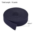 Elastic Bands For Sewing 1  10 Yard Dark Blue Knit Elastic Spool