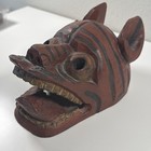 Unique Guatemalan Folk Art Mask Hand Carved Wood Made In Nepal