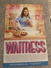Waitress Broadway Window Card  Poster  Jessie Mueller Nick Cordero