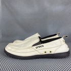 Crocs Walu Slip On Loafers Shoes Mens Size 13 Beige Comfort Casual