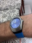 Vintage Seiko Arctura Kinetic 5m42-0e49 Blue Dial Original Strap Needs Battery