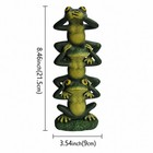 Large See Speak Hear No Evil Frog Resin Garden Statue Patio Yard Decor