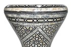 Drum Darbuka Doumbek  Inlaid Mother Of Pearl By Gawharet El Fan Black Draco 17 