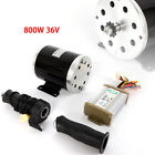 36v 800w Brush Motor Kit Speed Controller Pedal For Electric Atv E Bike Go Kart