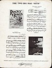 That Eccentric Rag 1912 J Russel Robinson Indiana Publ Sheet Music 