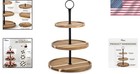 Versatile 3-tier Wooden Cupcake Holder For Weddings   Parties - Rustic Charm