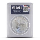 1 Oz Colorized Sunshine America250 July 4 1776 Silver Round  new  Acrylic Slab 