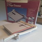 Paper Cutter Gray Heavy Duty Art   Crafts In Box   Boston 12  Trimmer  2612