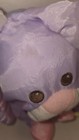 Vintage Fisher Price Puffalump Bunny Rabbit Purple Holding Egg  8026