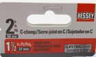 Pack Of  20 C-clamps - Bessey Cm20 Cm Series C-clamp  2in