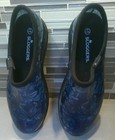 Sloggers Blue Floral Womens Water Proof Rain   Garden Shoes Size 11 Never Worn