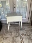 Vintage Singer Sewing Machine Cabinet Repurposed Into An Accent Table