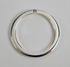 Sterling Silver  925 - 32mm Split Ring Key Ring Made In Italy Free Us Ship