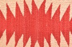 Antique Navajo Rug Textile Native American Indian Sawtooth 19x19 Vtg Weaving Vtg