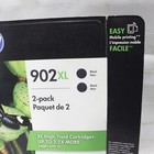 Genuine Hp 902xl 2-pack Black Ink Cartridges - Exp  Jan 2020