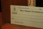 Vintage Blank Check First National Bank Jellico  Tennessee 
