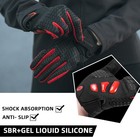 Rockbros Full Finger Cycling Gloves Touchscreen Anti-slip Shock Absorbing Gloves