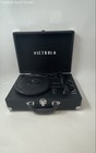 Vintage Victrola Journey  Black 3-speed Portable Suitcase Record Player Untested