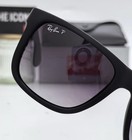 Ray-ban Justin Rb 4165 622 t3 55mm Black gray Gradient Sunglasses