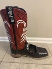 Pendleton Whisky Cowboy Boot Merchandise Display Black Red White Distillery