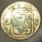 Magic Key Date 1776 Date Of Independence  Colonial New York Silver Lion Dime Hol