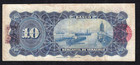 1910 Mexico  10 Pesos   Banco Mercantil De Veracruz   P-s439c   Nice Very Fine