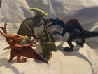 Dinosaur Toy Lot     Spinosaurus  Triceratops  Parasaurolophus  Pteranodon     Gift 