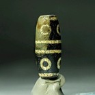 Pre-1800s Indo tibetan Old Agate 8 Eye Dzi Bead 17 41mm