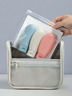 3pcs Leak-proof Refillable Silicone Travel Bottles For Shampoo   Liquids 2oz