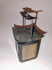 Vintage Japanese Ariake Lantern Light Candle Stand Rare Antique Retro