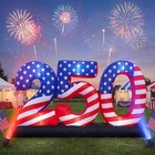 4th Of July Inflatable 250th Anniversary Led Blow Up Yard Decor