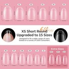 Modelones X Nail Gel Kit Extra Short 510pcs  15 Size   A4 Extra-short-oval