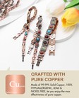 Pure Copper Bracelets For Women  Magnetic Therapy Arthritis Pain Relief