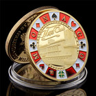 Monaco Carlo Casino Limited Edition Gold Plated Coin Poker Card Guard Collection