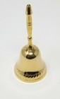 Brass Hand Bell 4 1 2  Altar Yoga Meditation  wiccan Pagan Witchcraft Altar  