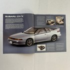 1990 Subaru Car Sales Brochure Catalog Svx Legacy Srd Concept Car German French