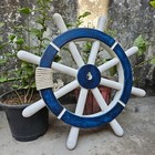 Collectible Nautical Home Wall Decorative 25  Wood Antique Ship Wheel
